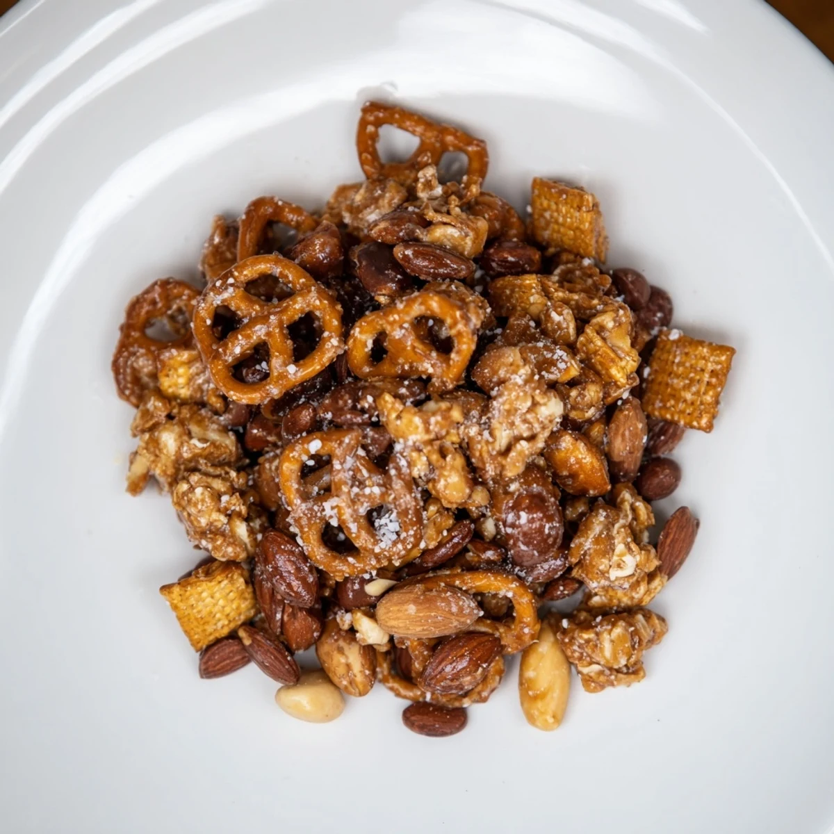 Festive Pine Cone Snack Mix