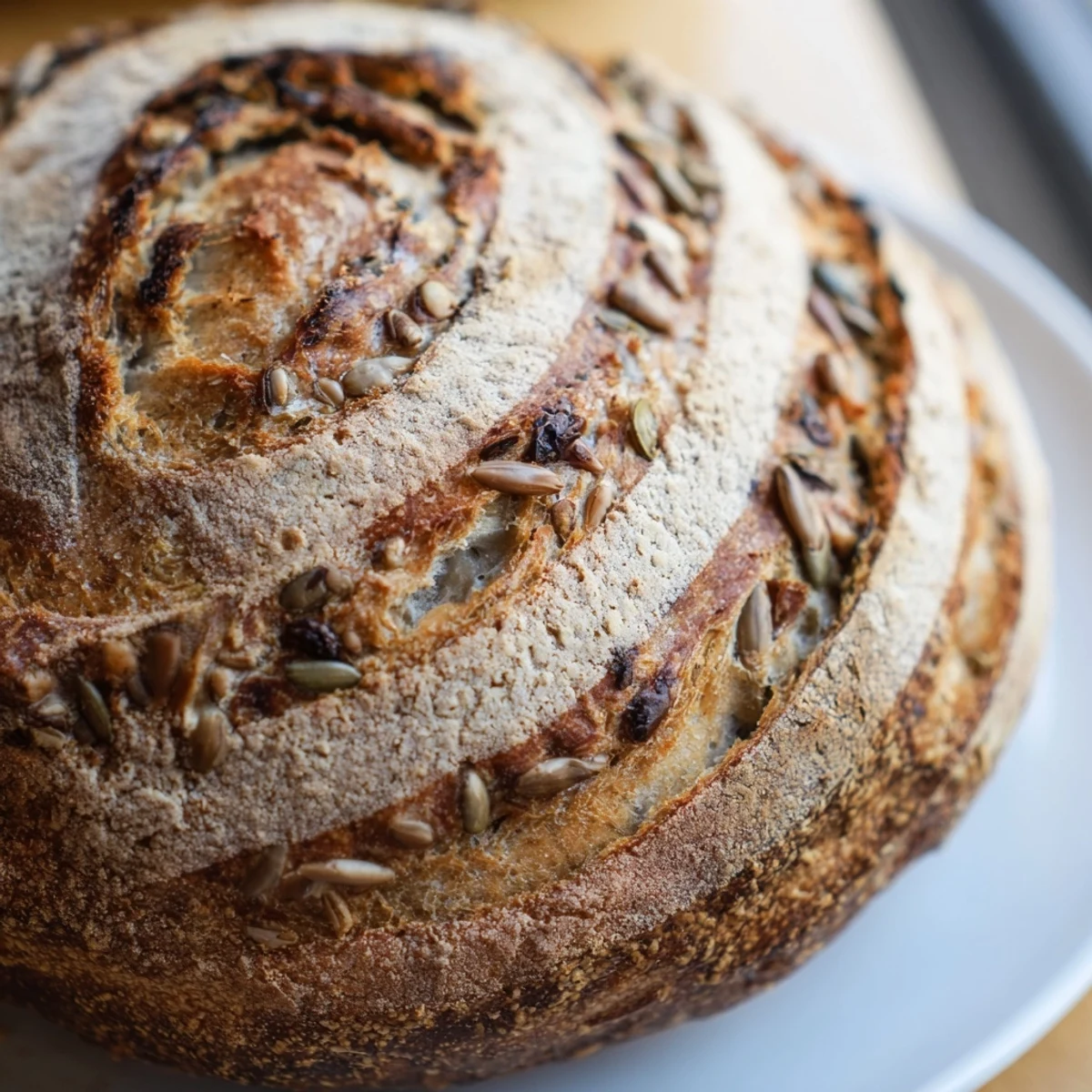 Fibonacci Spiral Growth Bread