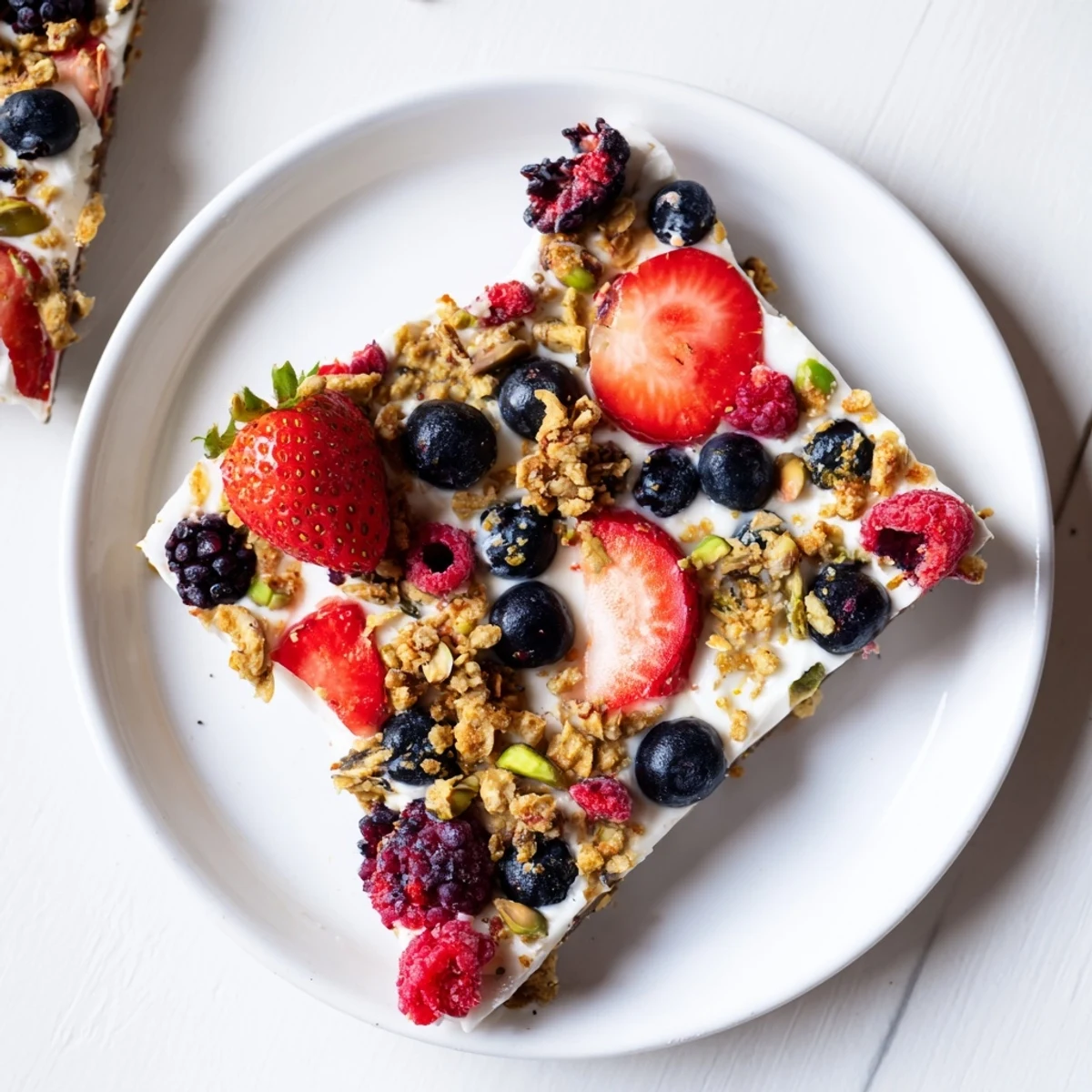 Frozen Fruit Yogurt Bark