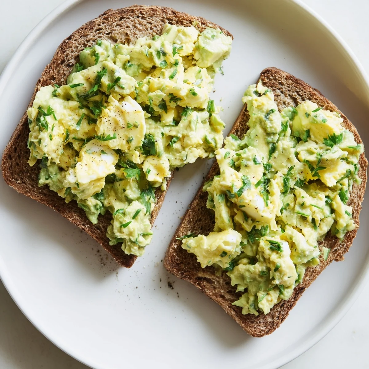 Avocado Egg Smash Toast