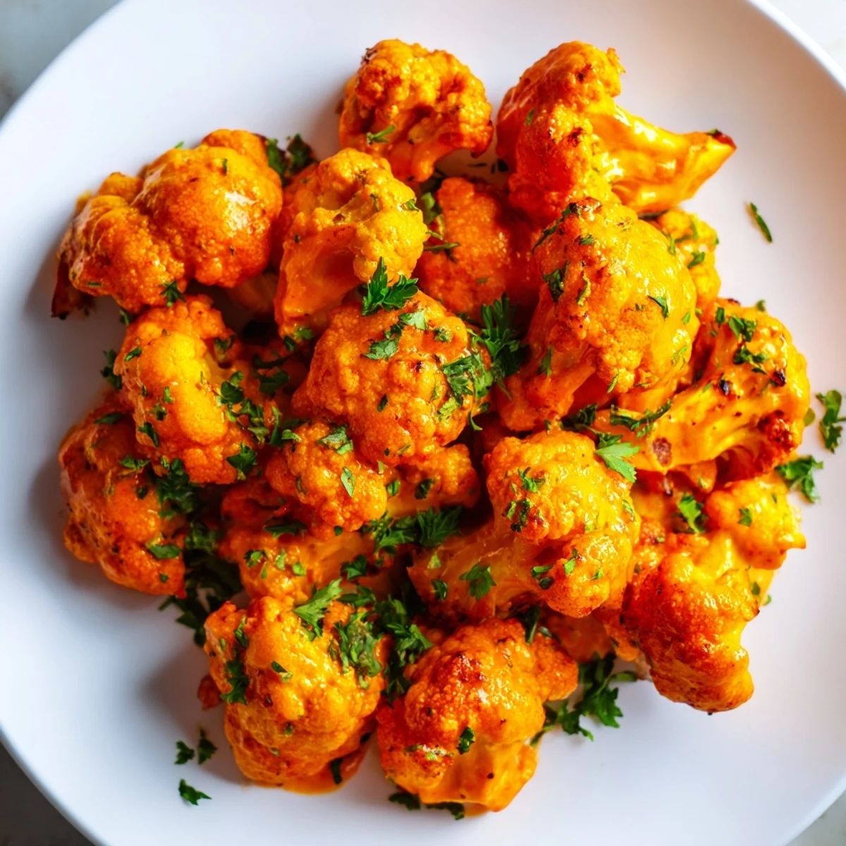 Buffalo Cauliflower Bites