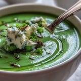 Spring Pea Soup with Ricotta