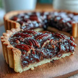 Kentucky Derby Chocolate Pecan Tart