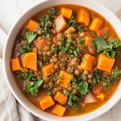 Winter Vegetable Lentil Soup
