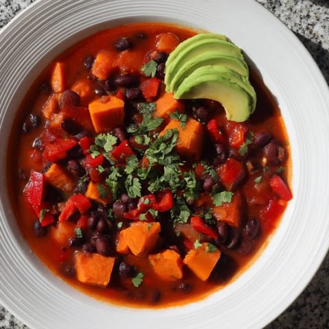 Sweet Potato Black Bean Chili