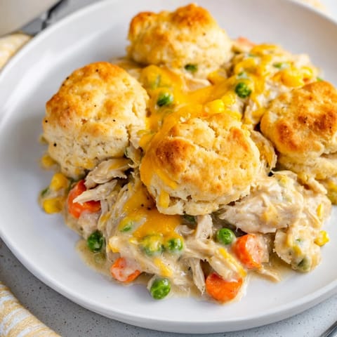One-Pan Chicken Cobbler