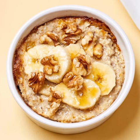 Baked Oats Banana Honey