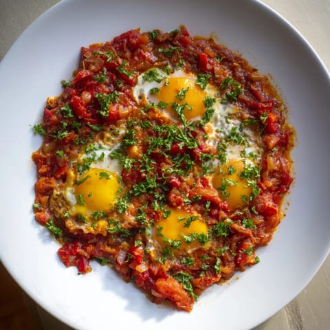 Savoury Baked Eggs Tomato