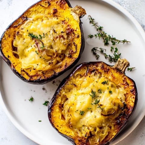 Caramelized Onion Gruyere Squash