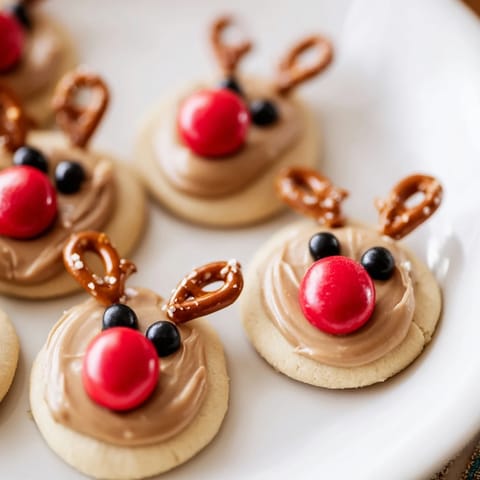 Santas Reindeer Cookie Platter