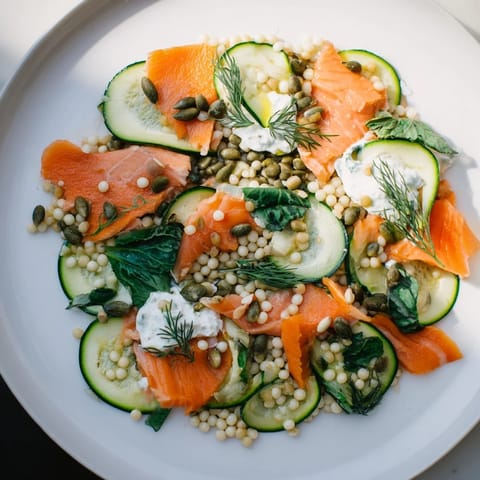 Infinity Loop Salmon Couscous