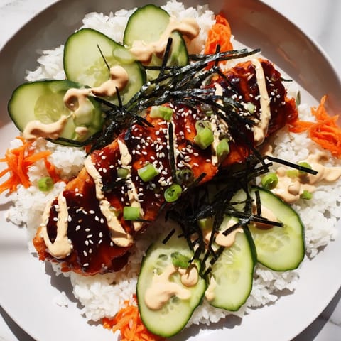 Teriyaki Salmon Rice Bowl