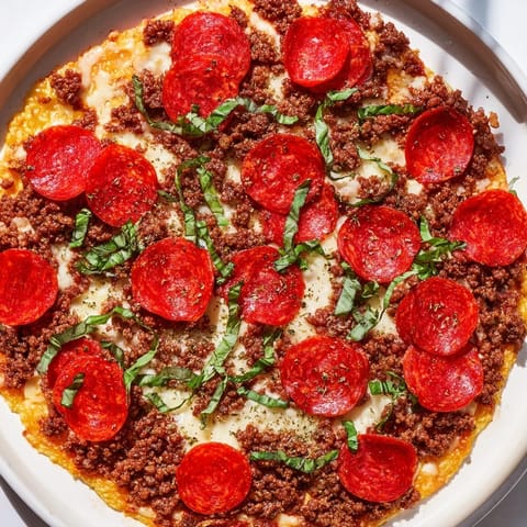 Meat Pizza Pepperoni Stack