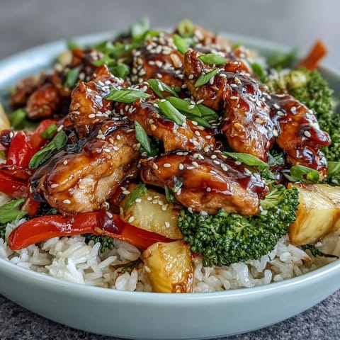 Teriyaki Chicken and Rice Bowl