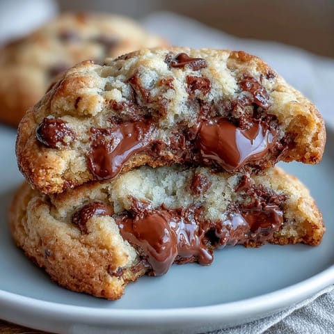 Chewy cottage cheese chocolate chip cookies with a tangy twist and melty chocolate chips in every bite.