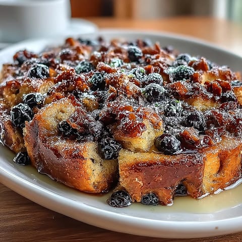 Blueberry Lemon Sourdough Toast