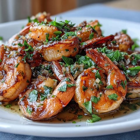 Easy Healthy Lemon Garlic Shrimp