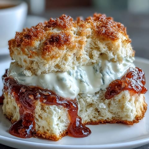 Clotted Cream Jam Scones
