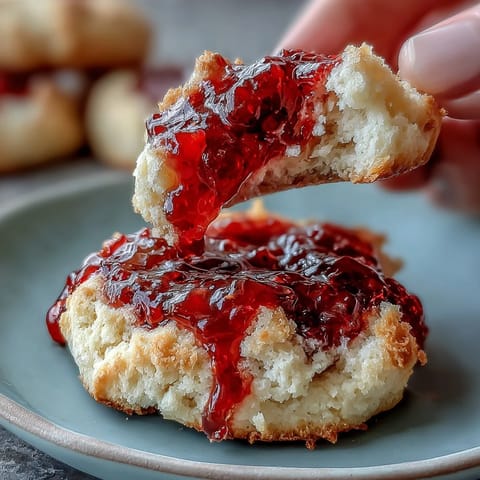 Fresh Strawberry Jam Cookies