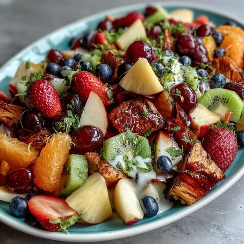Spring Fruit Platter Yogurt Sauce #460