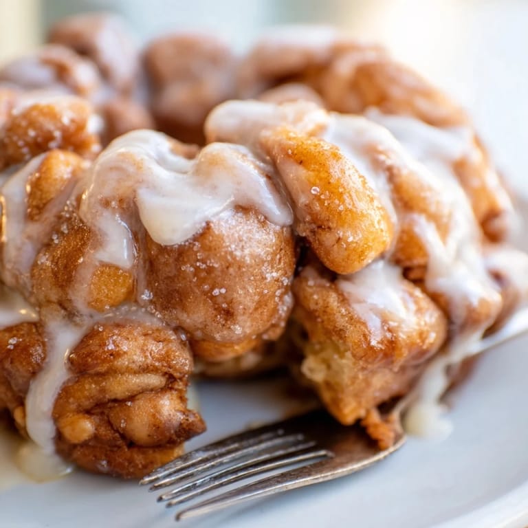 Pillowy Warm Cinnamon Sugar Monkey Bread pulls apart easily, perfect for breakfast gatherings.  