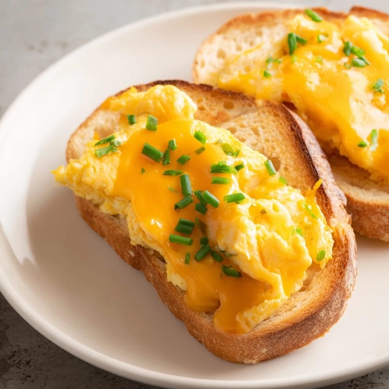 Enjoy a close-up of this delicious, savory One-Pan Egg Breakfast Sandwich, ready to eat in a hurry.