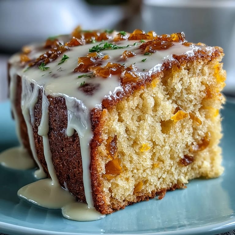 A fresh-baked Heavenly Blood Orange Yogurt Cake in a loaf pan, zesty aroma with yogurt and coconut oil.