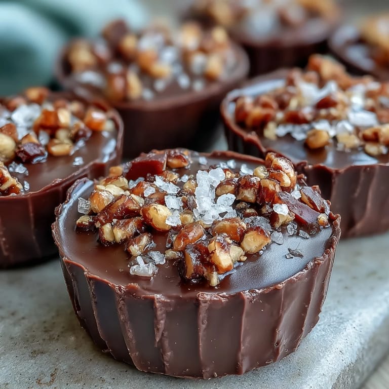 Easy-to-make peanut butter cup freezer bites with cottage cheese, drizzled in chocolate and sprinkled with crushed peanuts for extra crunch.
