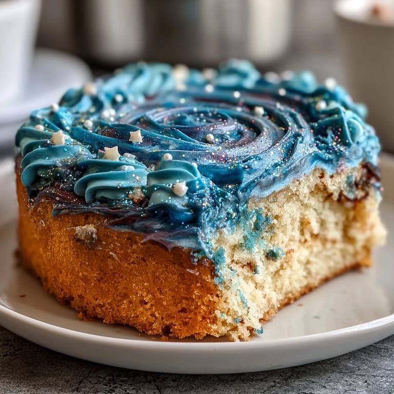 This celestial zodiac cake features rich galaxy buttercream swirls, edible glitter accents, and elegant Pisces symbols for a dreamy dessert centerpiece.  