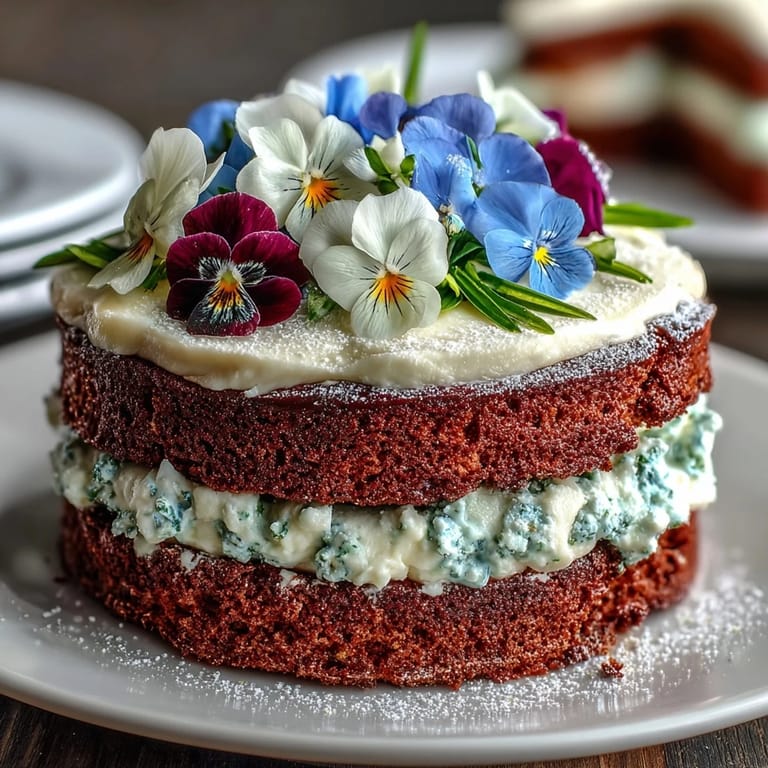 Delicate mini cakes layered with creamy vanilla buttercream and adorned with colorful edible flowers, perfect for a cheerful birthday dessert.