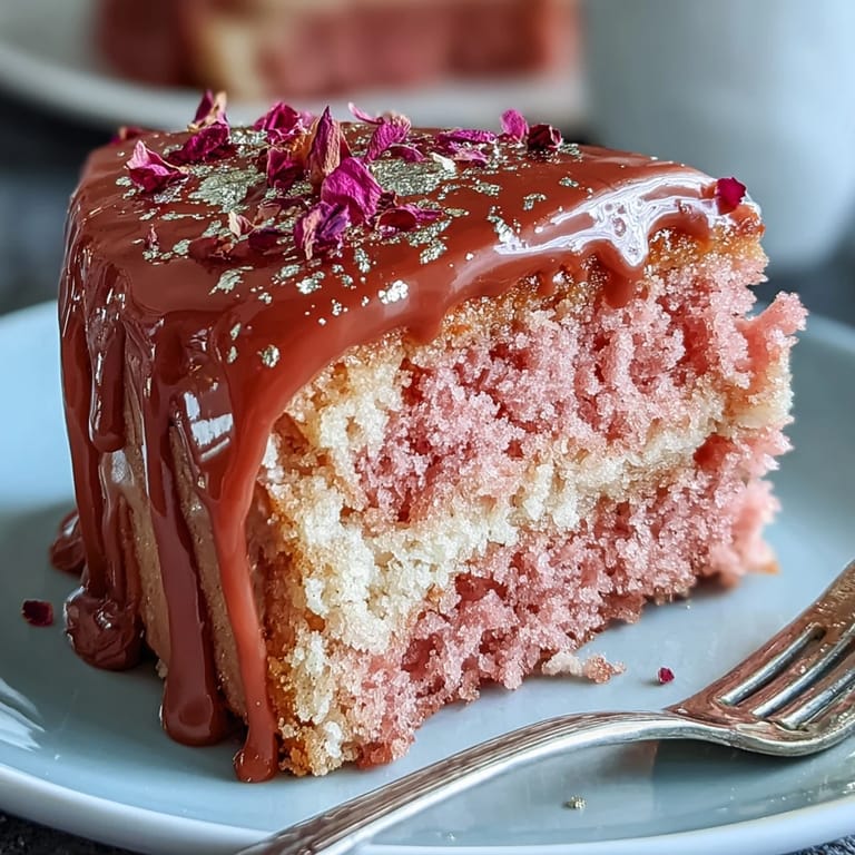 A stunning Bridal Shower Rosé Velvet Cake, perfect for special occasions with a sweet rose hue.